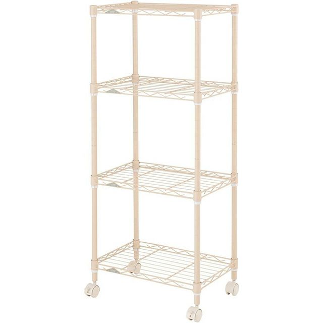 スチールラック 幅45cm 4段 ルミナスカラー 幅45.5×奥行29.5×高104cm