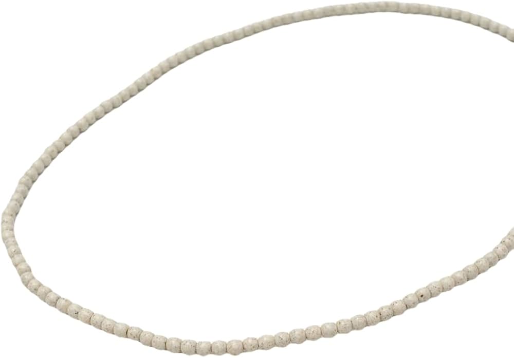 Amazon.co.jp: 北投石 ゴム ネックレス 4mm 50cm本物 台湾産 健康