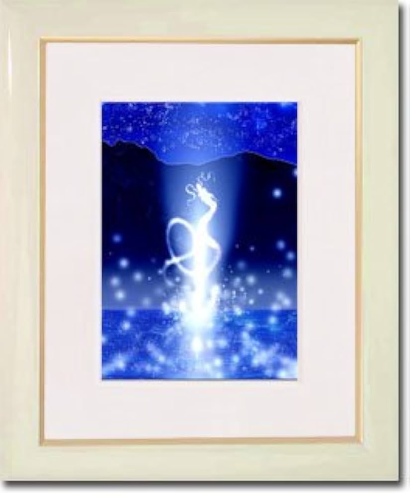 Amazon.co.jp: 新月紫紺大アート 人生が前に進むときに支えてくれる龍