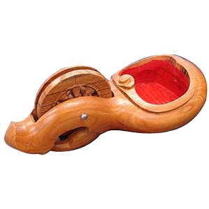 Amazon | 壺静 新若葉 木製墨壷 180mm arde1518017 | 墨つぼ