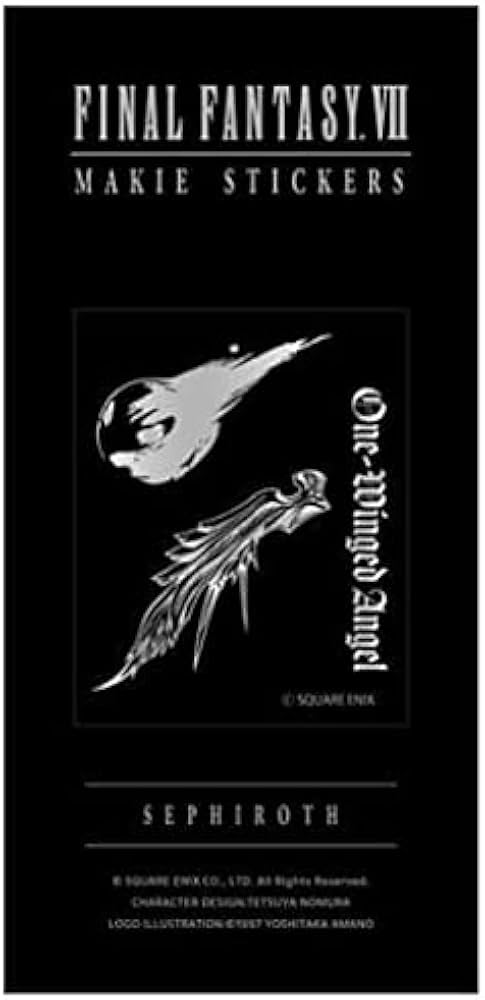 Amazon.co.jp: FINAL FANTASY VII 蒔絵ステッカー セフィロス : おもちゃ