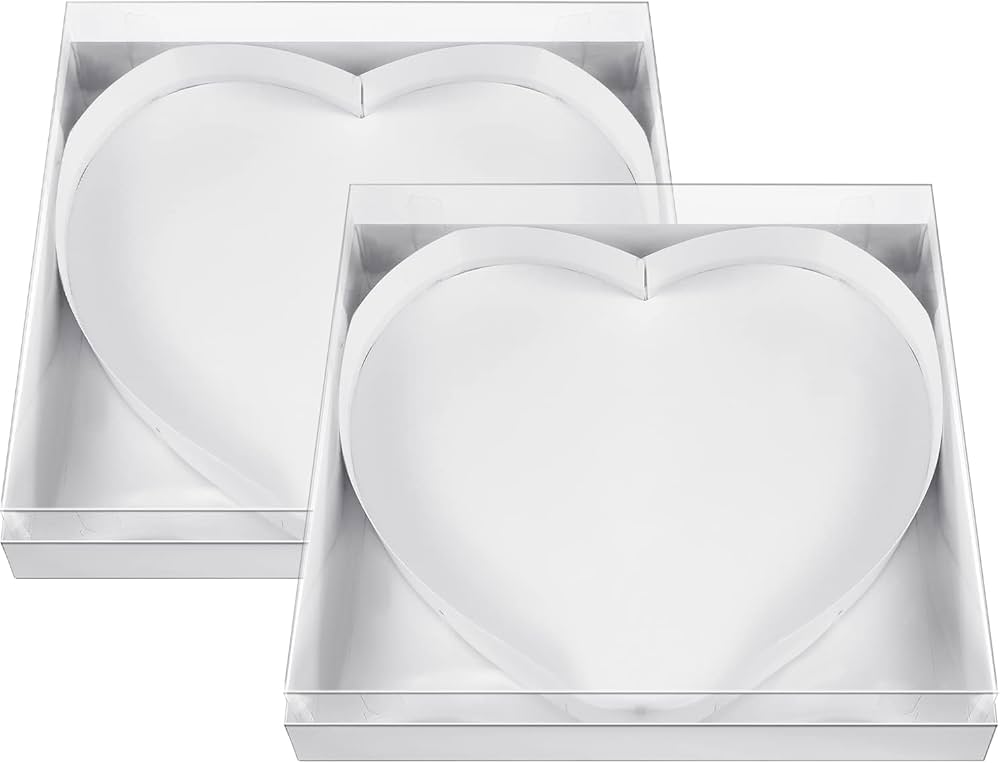 Amazon.co.jp: 2個 12インチ ダンボール ハート型ボックス ハート