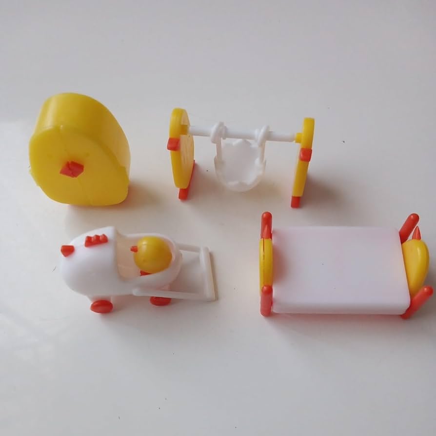 Amazon.co.jp: グリコのおまけ 昭和レトロ ひよこシリーズ ベッド