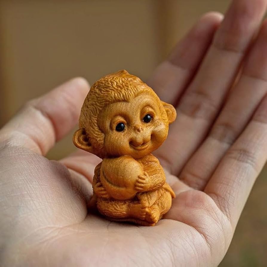 Amazon.co.jp: 猿 置物 かわいい 開運グッズ 招福 申年 干支 正月飾り