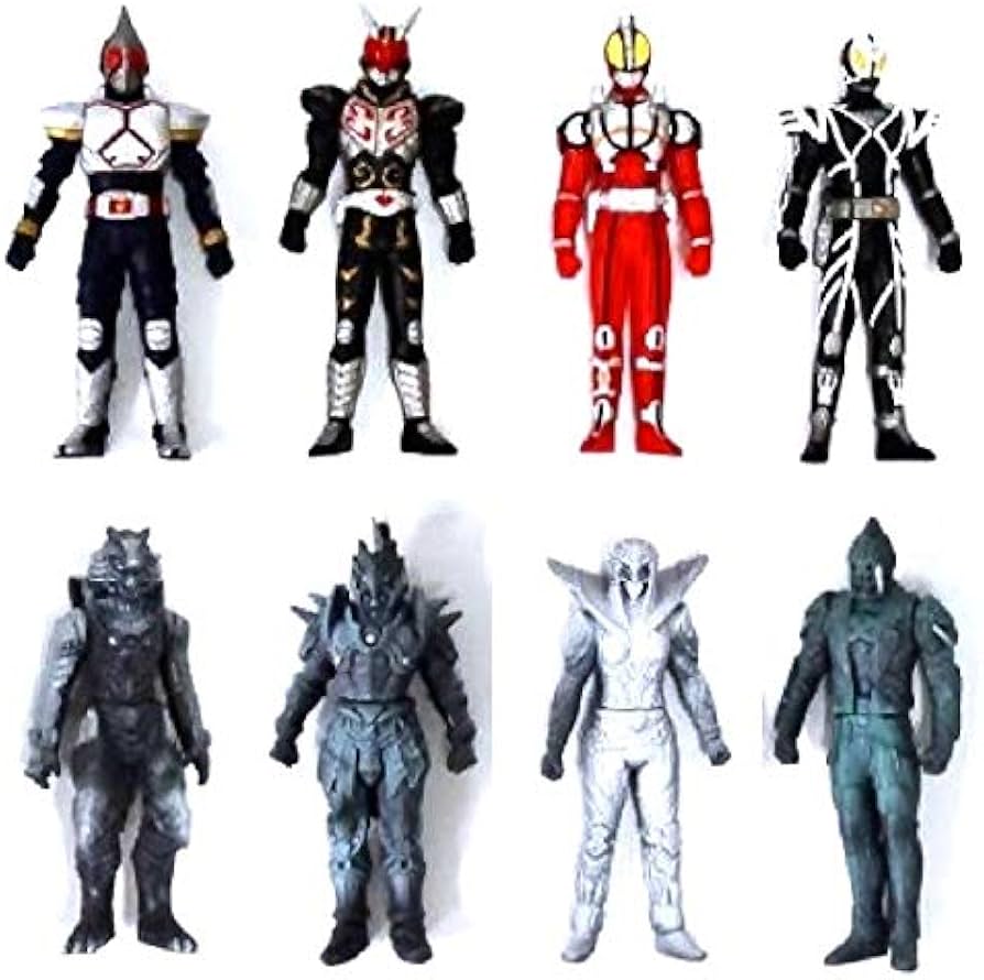 Amazon.co.jp: HG 仮面ライダー ソフビ道4 TURN UP BLADE編 全8種