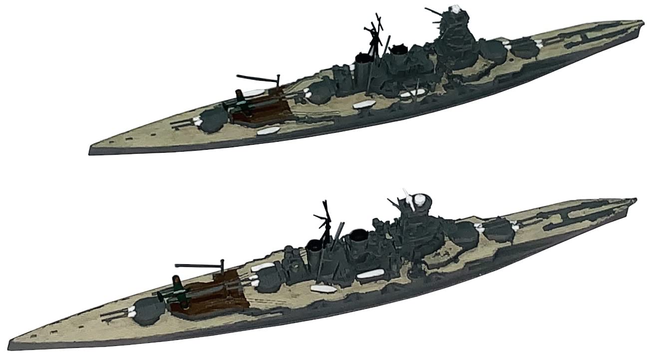 Amazon | HMA 1/2000 日本海軍 第十一戦隊セット (戦艦比叡・霧島
