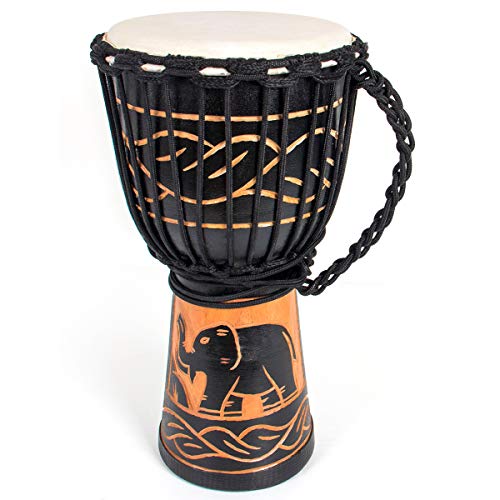 Amazon | Aklot ジャンベ 8インチ アフリカ楽器 Djembe | ジャンベ