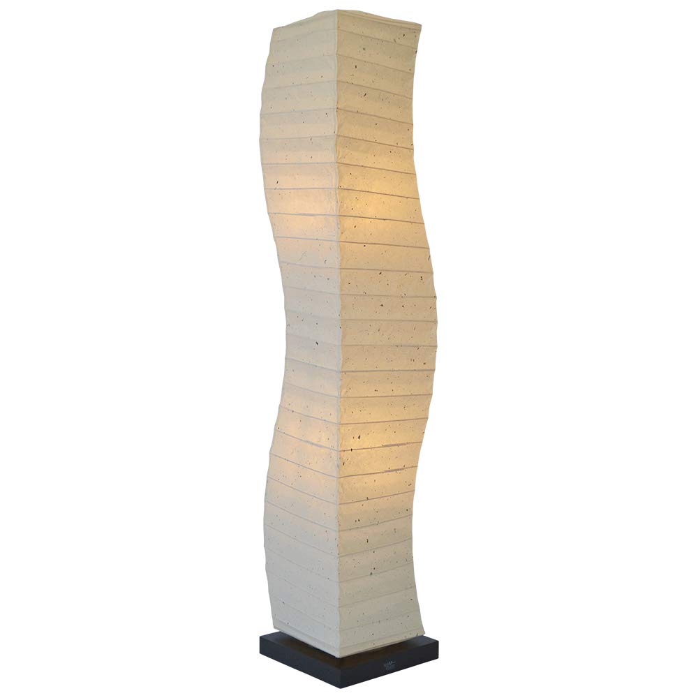 Amazon | 美濃和紙製 スタンド型フロアライト warp ワープ 粕紙 手作り