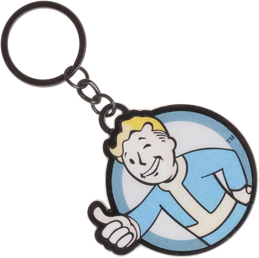 Amazon.com: Bioworld Fallout Gamer Accessories Keychain : Clothing