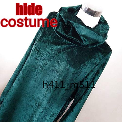 Amazon.co.jp: 豪華修正版 X Japan hide ベロアワンピースコスプレ衣装