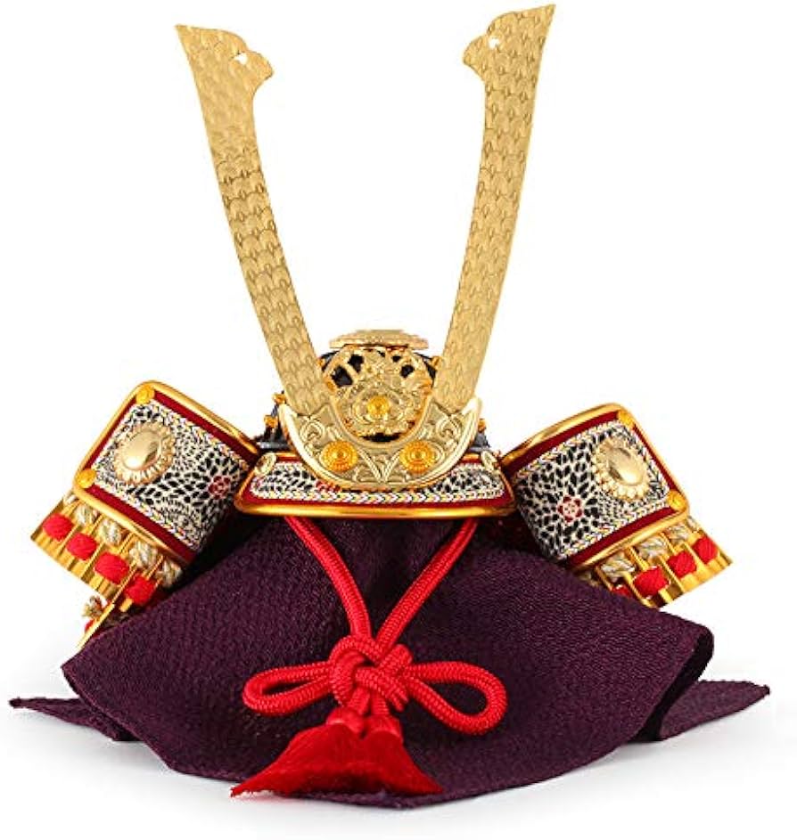 Amazon | 五月人形 久月 源義経 兜飾り 兜単品 名将兜 義経公之兜 桐箱