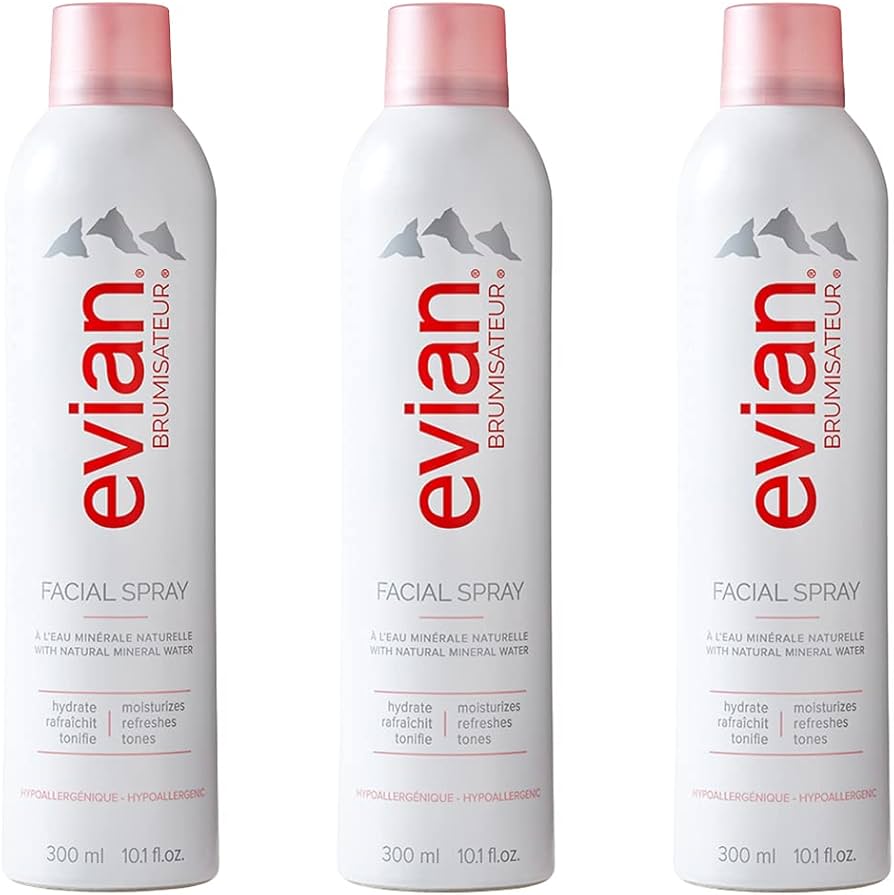Amazon | evian エビアン フェイシャルスプレー 300ml×3本セット 化粧