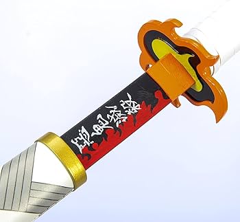 Amazon | MingHu 煉獄杏寿郎 刀 鬼滅の刃 煉獄 日輪刀 炎柱 おもちゃ刀