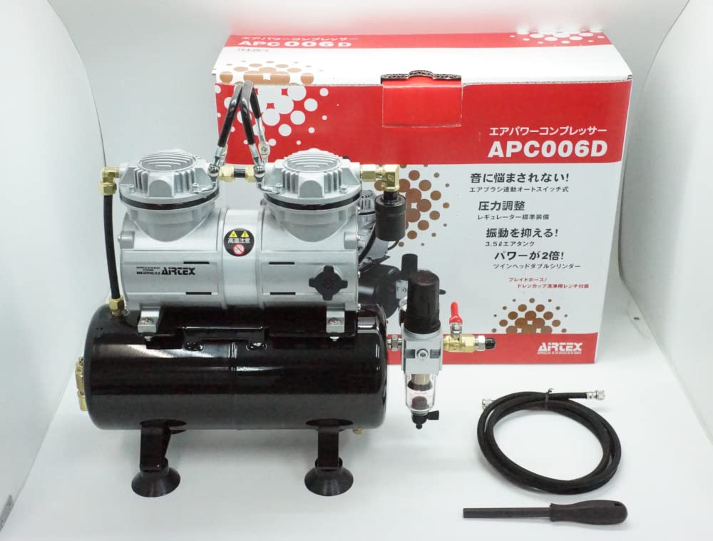 Amazon.co.jp: エアテックス コンプレッサー APC006D : DIY・工具