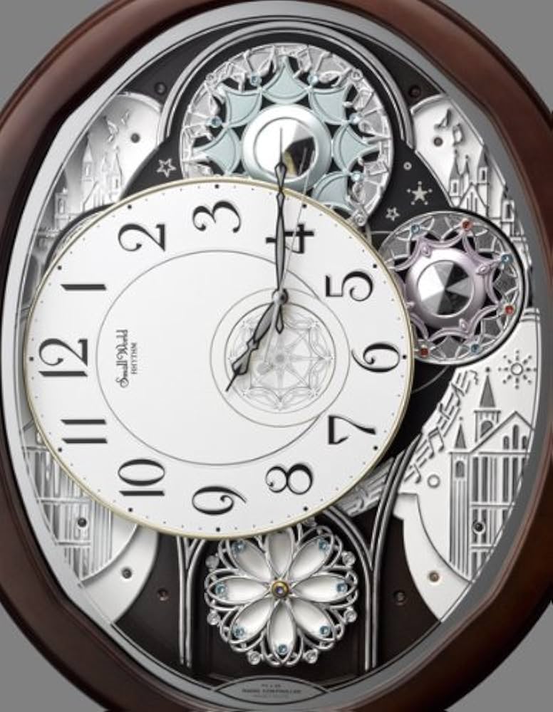 Amazon.co.jp: Small World 電波からくり時計 スモールワールドノエルW