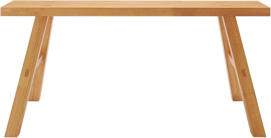 Amazon｜無印良品 木製ベンチ 大 12841043｜ダイニングベンチ
