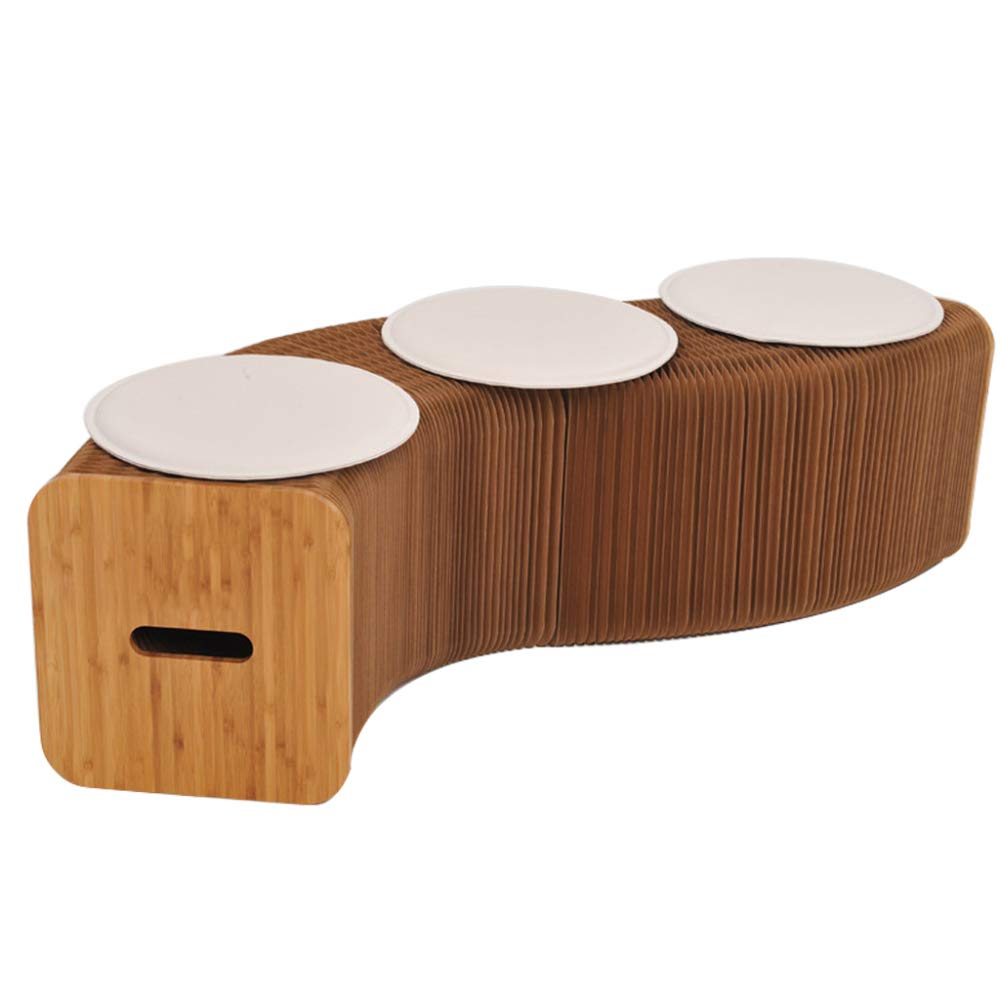 Amazon.co.jp: アコーディオン紙折りたたみソファチェア、多用途