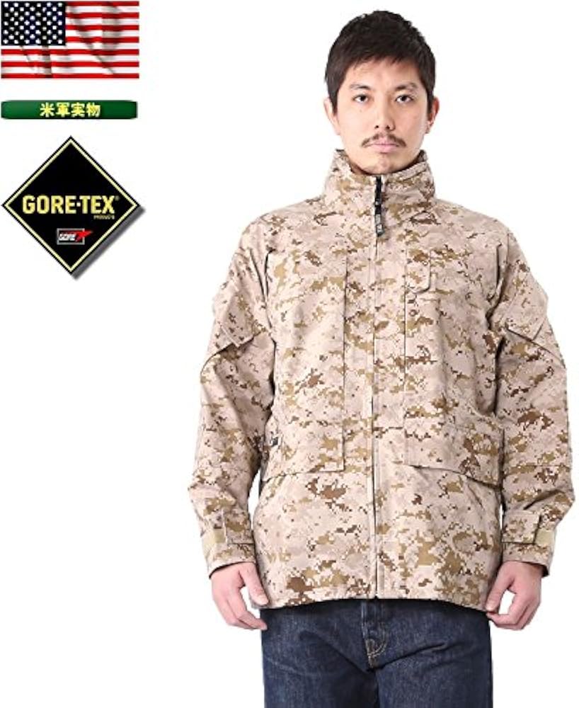 Amazon | 実物 米海兵隊(U.S.M.C.) ECWCSゴアテックスパーカー Desert