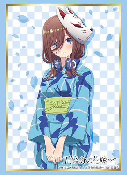 α1 五等分の花嫁 浴衣&うちわ&花火 中野三玖 スリーブ&プレイマット α1