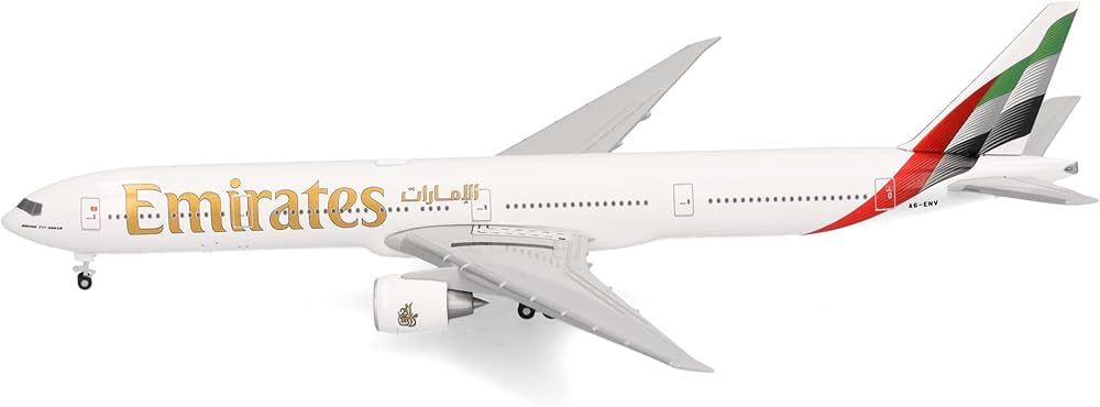 Herpa modellino aereo Emirates Boeing 777-300ER - nuovi colori