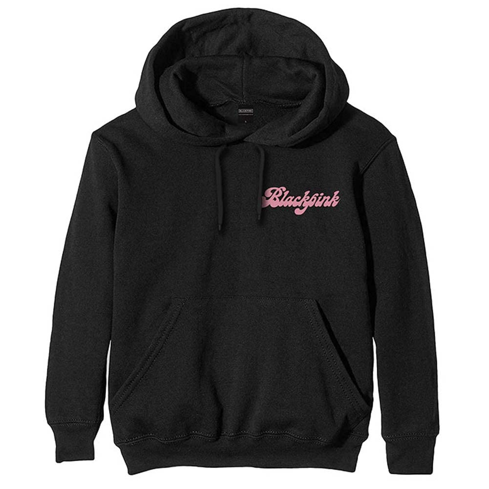 Blackpink Hoodie Photo Back Band Logo New Official Unisex Black