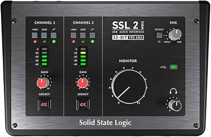 Amazon.com: Solid State Logic SSL 2 MKII - 2x2 USB Audio Interface