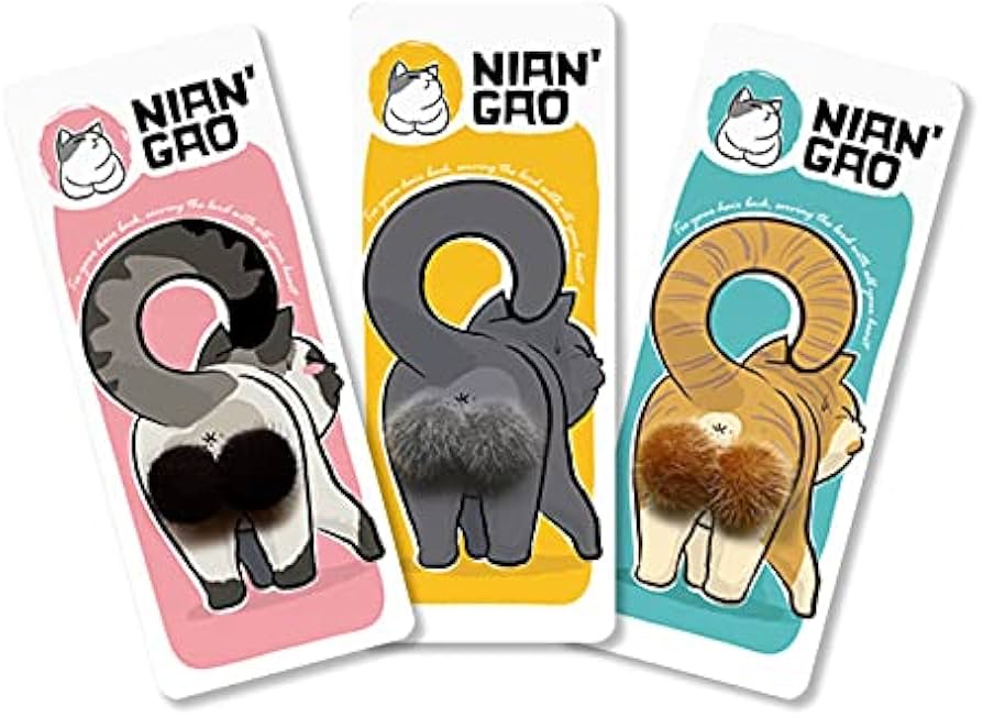 Amazon | 猫 ヘアゴム 髪ゴム 髪束ね ネコのタマ にゃんたま 魅惑のω