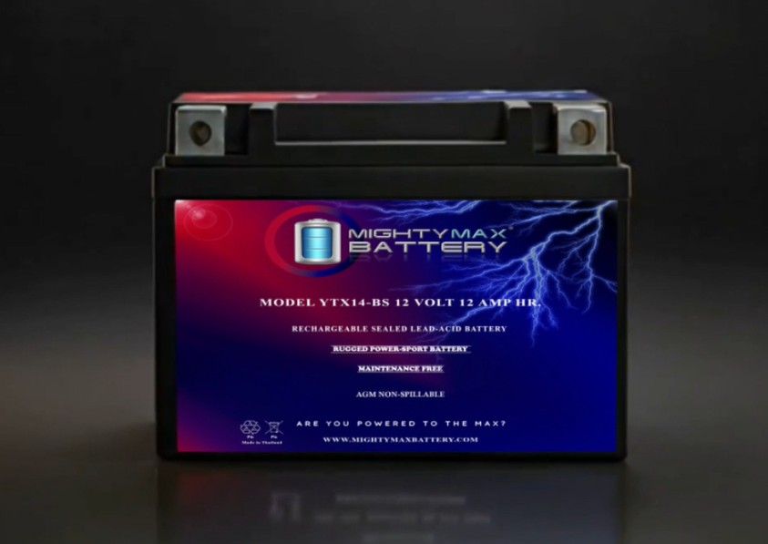 Amazon.com: Mighty Max Battery YTX14-BS Replacement Btry for
