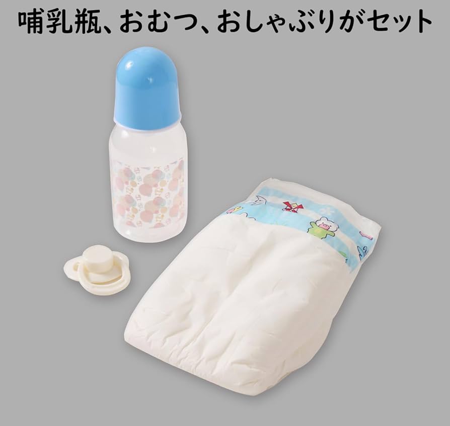 哺乳瓶♡おしゃぶり♡お腹ぽっこり子猫ちゃん♡アートドール