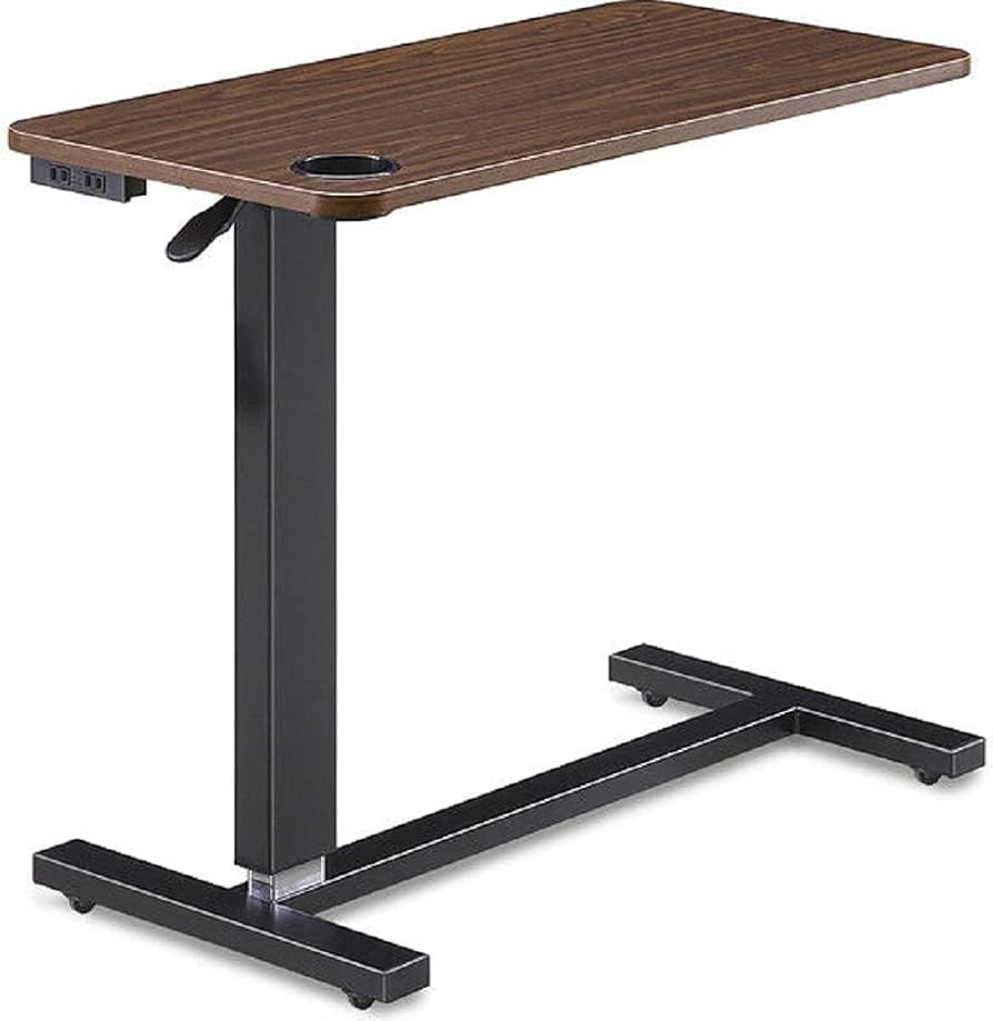 Amazon.co.jp: ベッドテーブル ドリンクホルダー付き 傷に強い