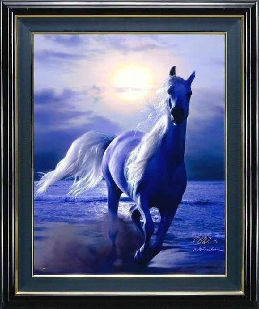 Amazon.co.jp: 真作WISHクリスチャンラッセン Lassen「アラビアン