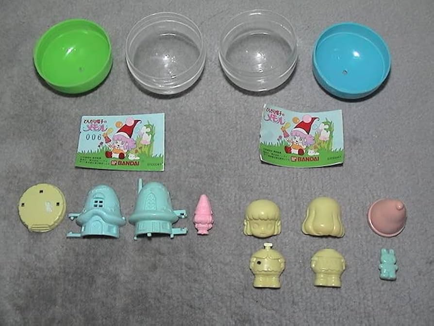 Amazon.co.jp: とんがり帽子のメモル ガチャガチャ ミニプラ版人形