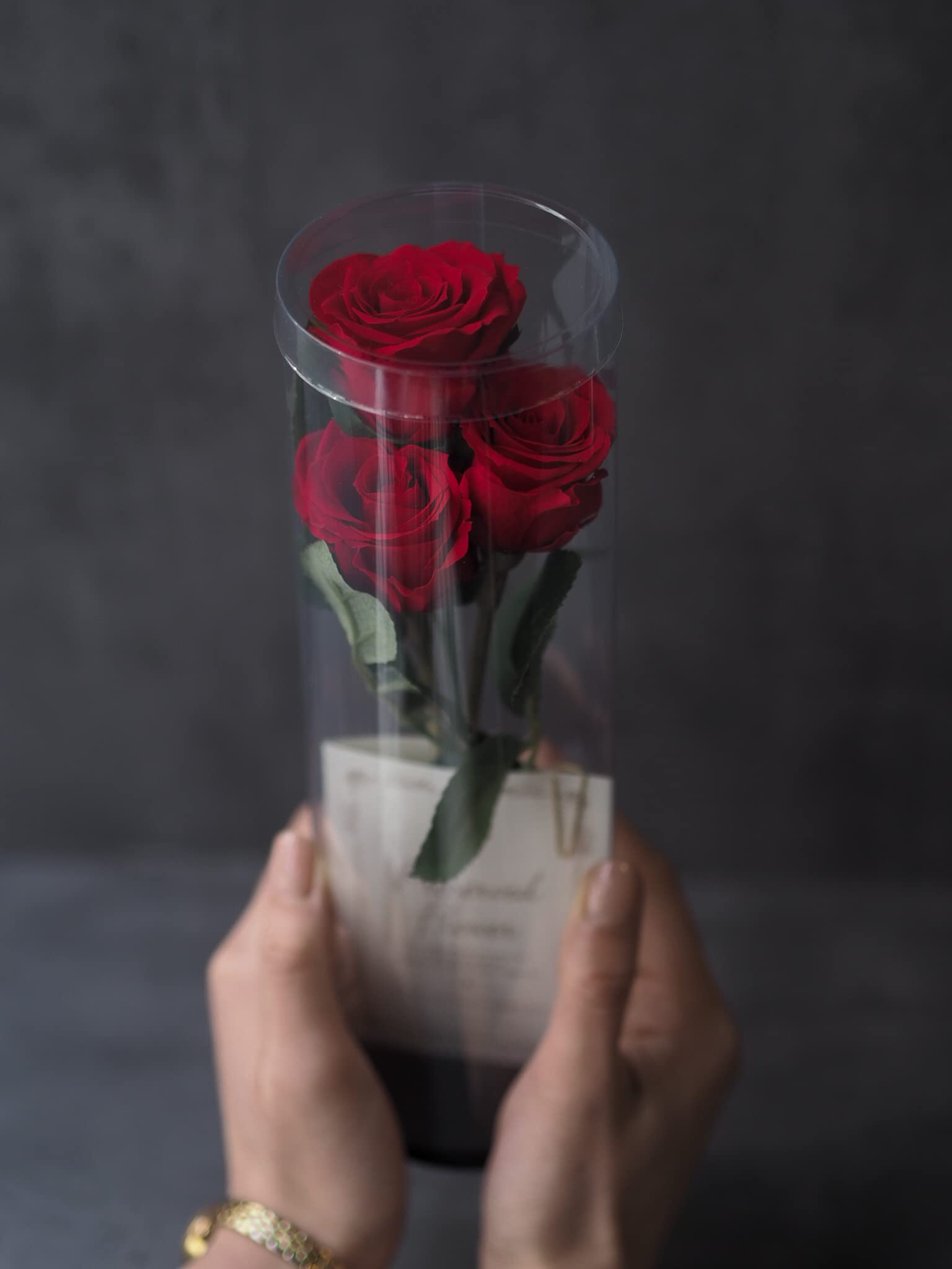 Amazon｜プリプットブーケ®【3本は愛してるの意味】赤いばらレッド