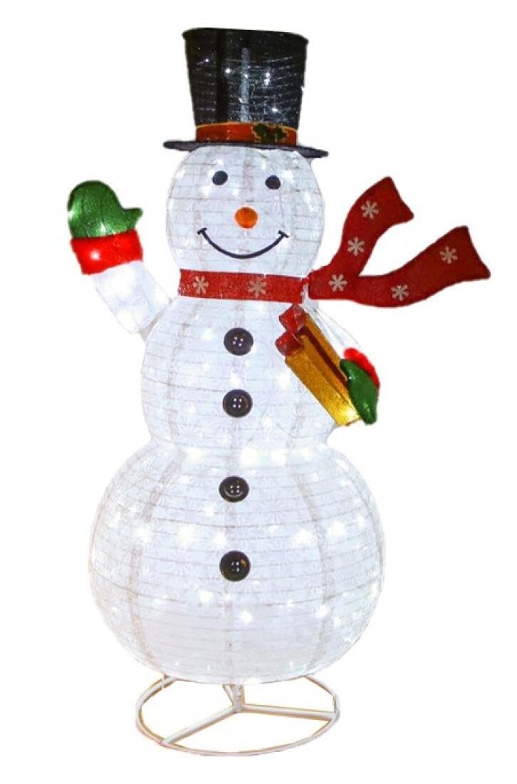 Amazon.co.jp: Ecrisdoo 雪だるま スノーマン モチーフライト サンタ