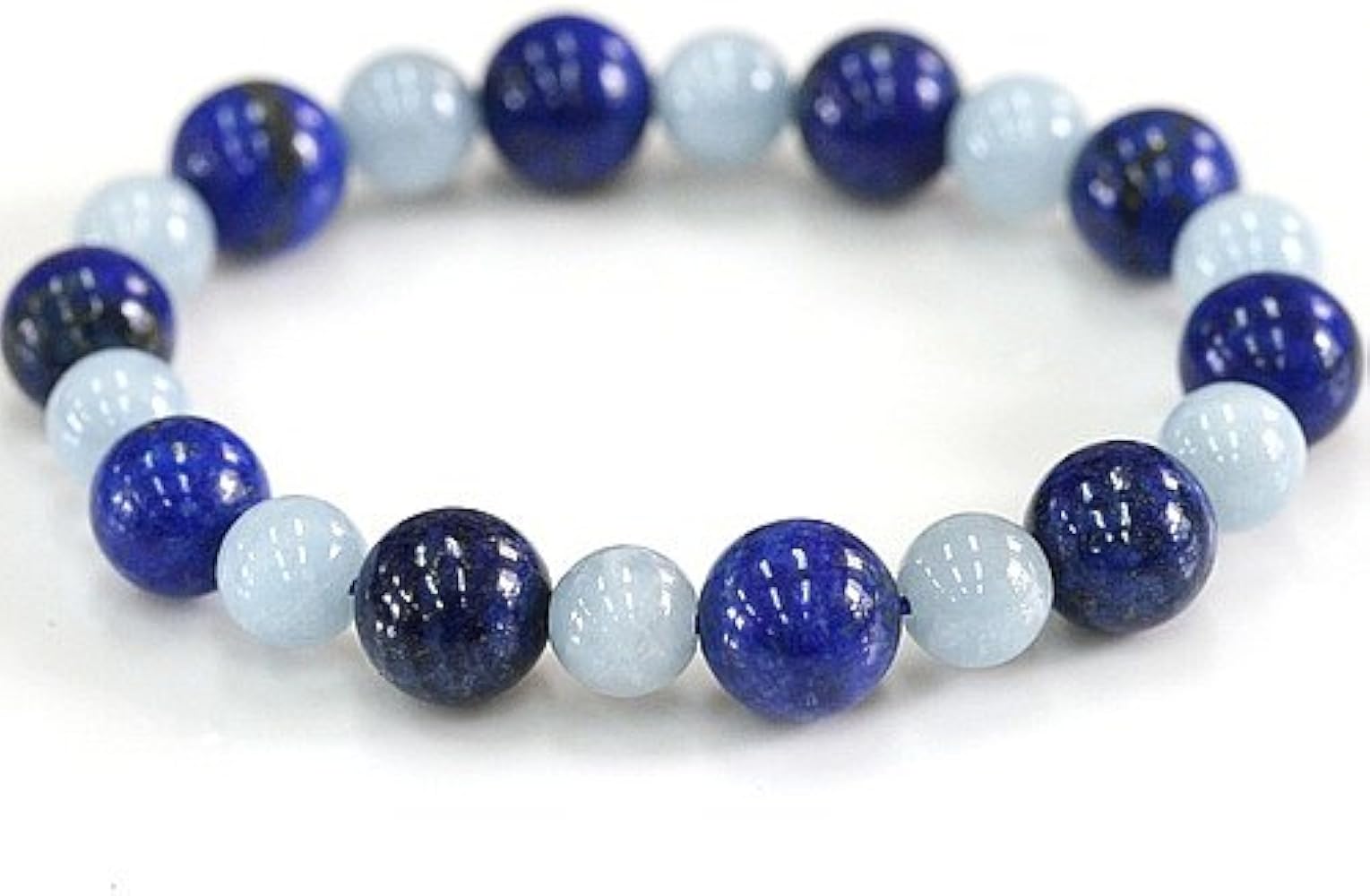 Amazon.co.jp: ラピスラズリ アクアマリン ブレスレット ラピスラズリ