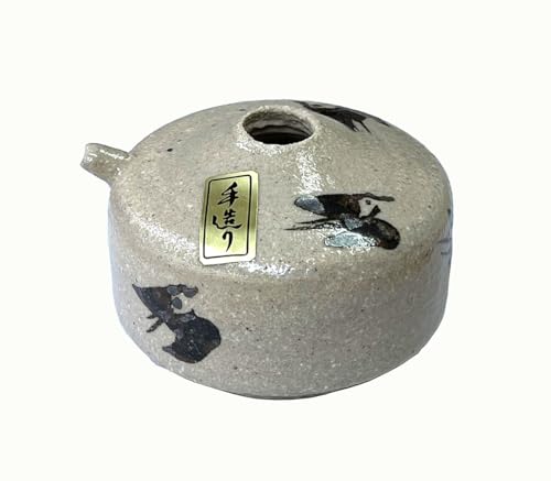 Amazon | 弘梅堂 書道 水滴 「萩釉 美濃焼」 伝統的工芸品 | 硯