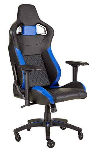 Amazon.co.jp: CORSAIR T1 RACE Black/Blue ゲーミングチェア (CF