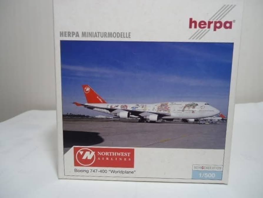 Amazon | harpaヘルパNORTHWEST AIRLINES Worldplane ノースウエスト
