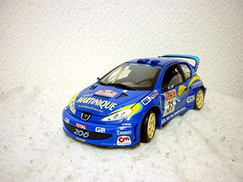 Amazon | Solido プジョー 206 WRC 1/18 ミニカー PEUGEOT 青