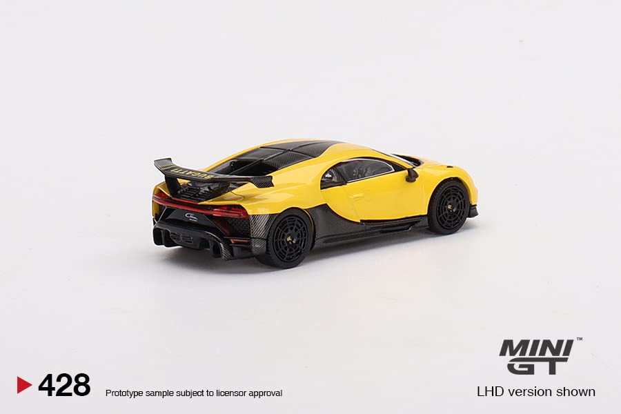 Amazon | MINI GT 1/64 ブガッティ シロン ピュアスポーツ イエロー
