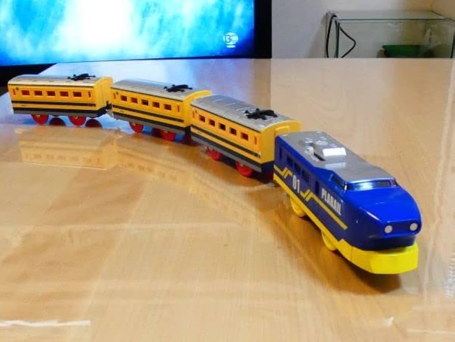 Amazon | プラレール イベント限定 プラレールライナー 青 + 客車黄色