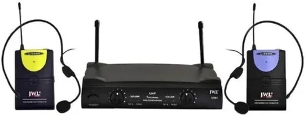 Microfone Sem Fio Duplo Headset U-585 HH JWL : Amazon.com.br