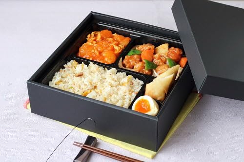 Amazon | 松花堂（KIT1・70-70黒）（5個セット）蒸熱BOX 紐を引っ張る