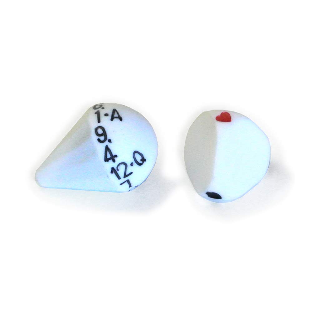 Amazon.com: The Dice Lab Roll a Card Pair of Dice (13-sided d13