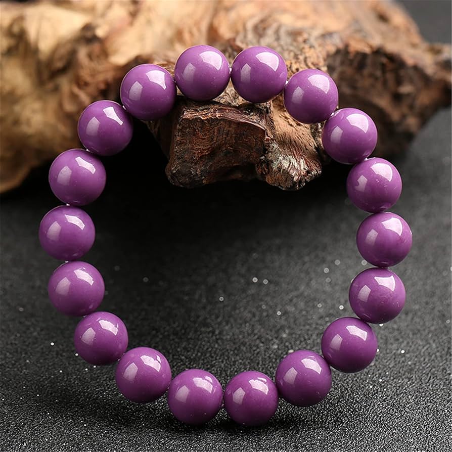 Amazon.com: Feng Shui Wealth Crystal Bracelet Natural Purple Mica