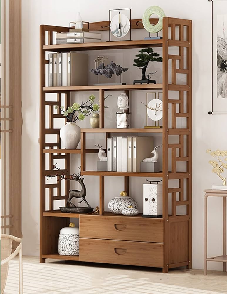 Amazon｜収納ラック本棚 収納棚ディスプレイラックオープンシェルフ