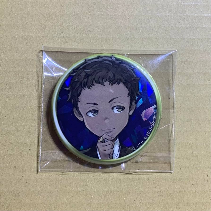 人狼ジャッジメント ロディ SP1 青 缶バッジ ホロあり 人狼