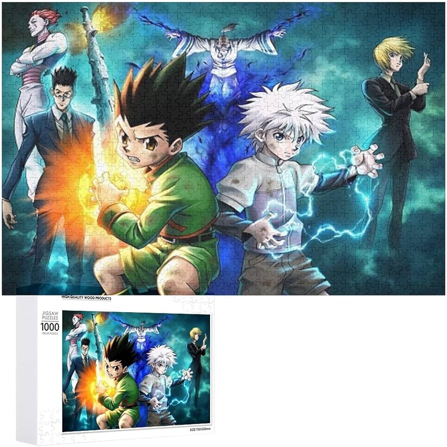 Amazon | ハンター×ハンター 木製 パズル 楽しいストレス解消 パズル