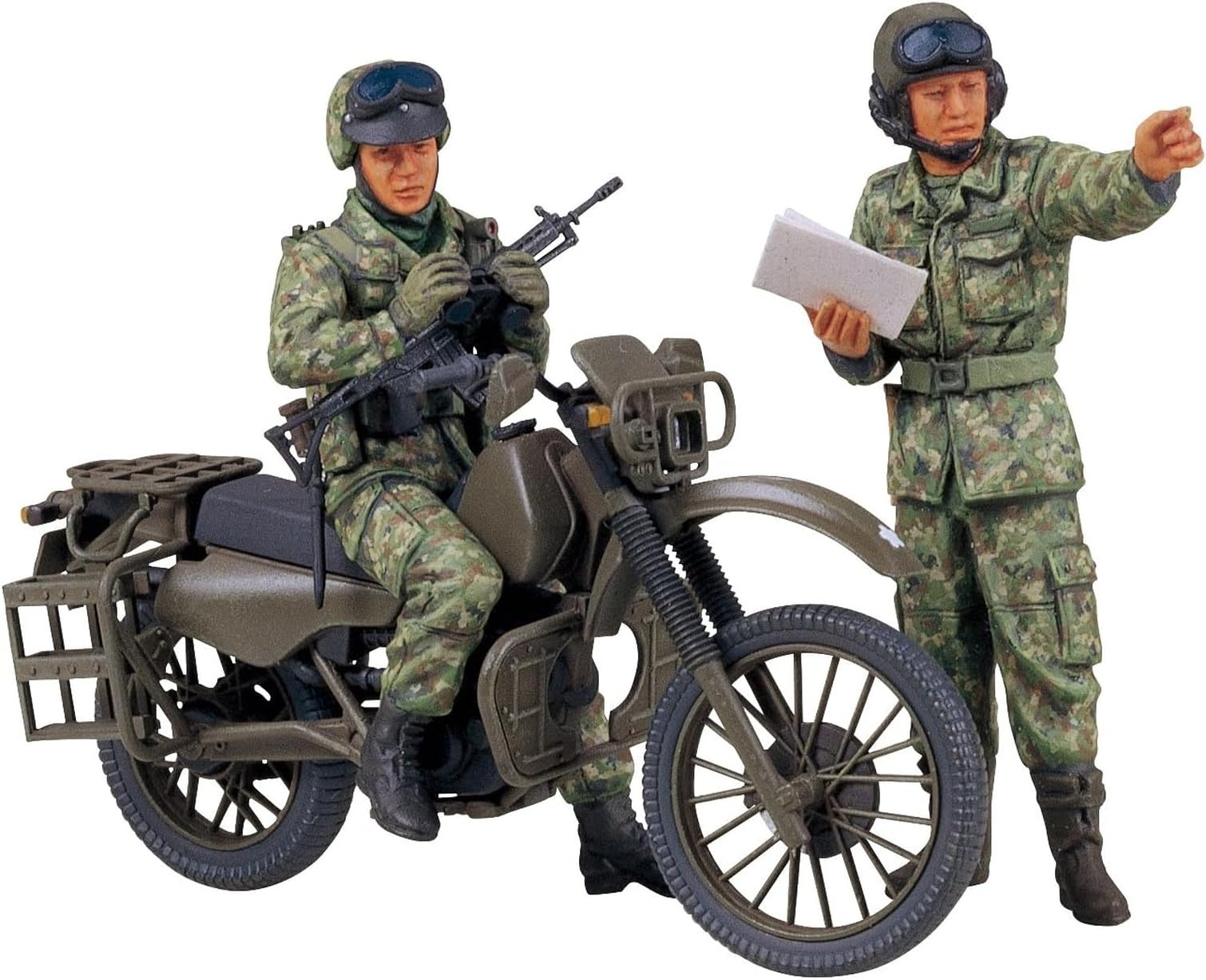 Amazon.com: Tamiya 35245 JGSDF Motorcycle Recon, 1:35, Plastic kit
