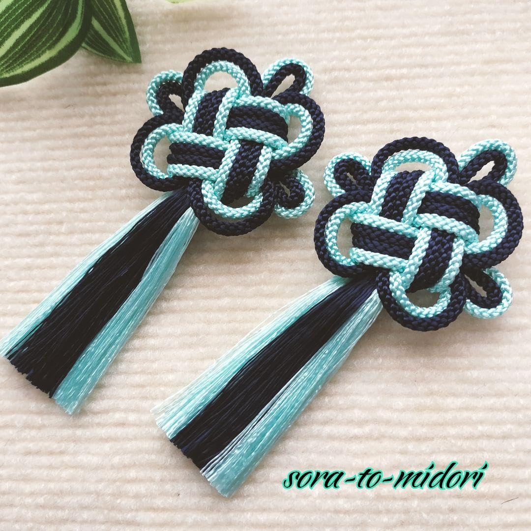 Amazon.co.jp: ［ 飾り紐 ］二重菊結びの被布飾り七五三 男の子 男児